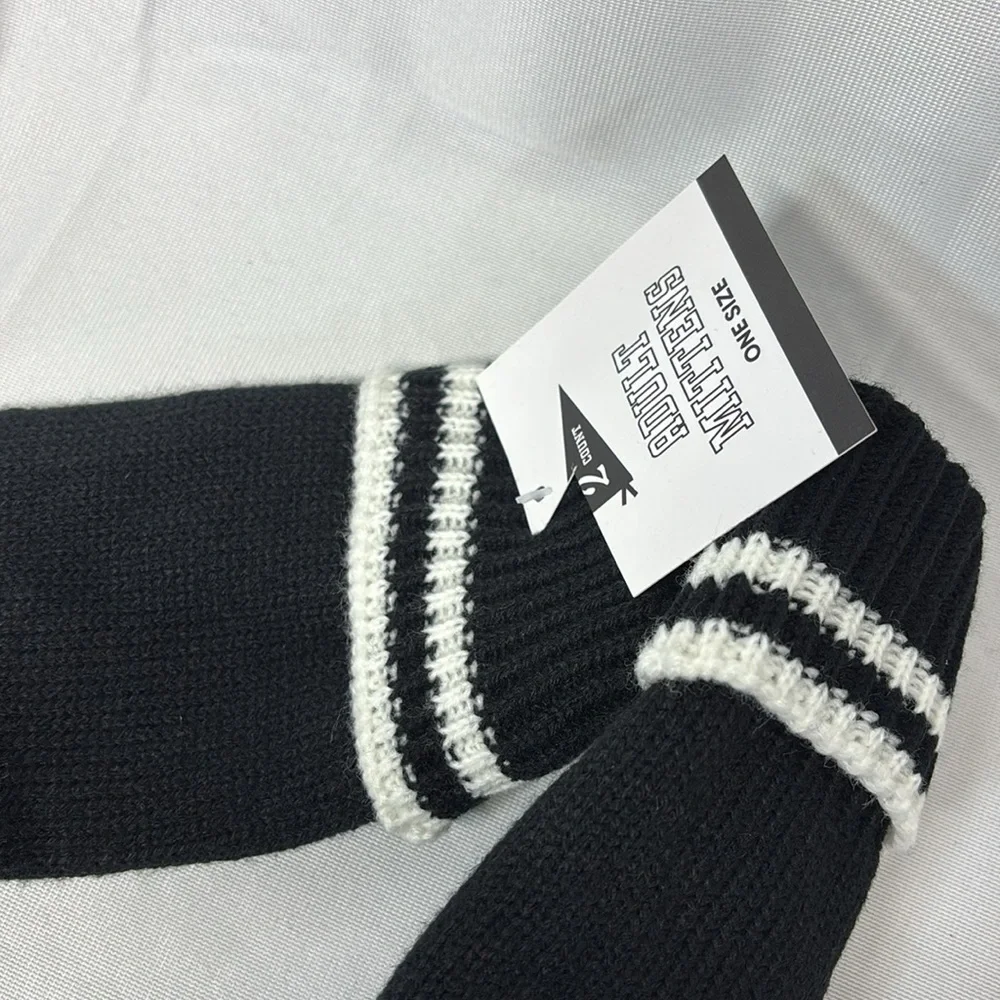 Gertex Knit thick linedMittens Soft Warm Stretchy One Size Fits Most  gloves